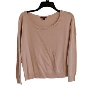 EUC American Eagle Crochet Back Sweater, S